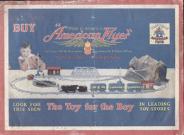 Catalogue AMERICAN FLYER 1919 Reproduction - Defekt - Anglais