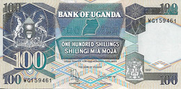 UGANDA  UNC  1997  100 SHILLINGS  P31C - Uganda