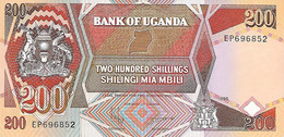 UGANDA  UNC  1998  200 SHILLINGS  P32B - Uganda