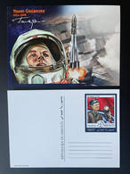 Djibouti Dschibuti 2016 Mi. 1189 - 1193 Stationery Entier Ganzsache Youri Gagarine Yuri Gagarin Space Espace Raumfahrt - Yibuti (1977-...)