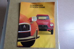 CITROEN 2CV - DYANE - Publicité, Prospectus ( Voiture Automobile Cars ) - Auto's