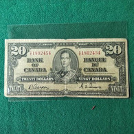 CANADA 20 DOLLARS 1937 - Kanada