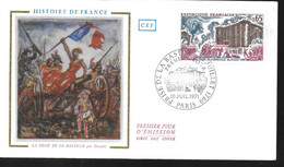 FRANCE  FDC   1971 Prise De La Bastille - Franz. Revolution