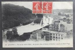 CPA 29 QUIMPER - Vue Sur La Rivière L'Odet - Au Premier Plan Le Champ De Bataille, à Gauche Le Mont Frugy - Réf. I 210 - Quimper