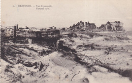 RUINES DE WESTENDE     1914 - 1918 -   VUE D'ENSEMBLE - Westende