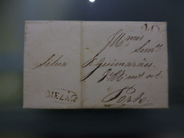 PRÉ-FILATELIA - MESÂO-FRIO - MEZÂO - MSF2 T.E SÉPIA- (15 MAR 1838) - ...-1853 Prephilately