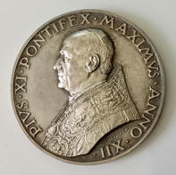 Vaticano- Papa Pio XI - Medaglia D’argento Anno XII - Gr.36,1 Diametro Mm.43 - 1933 - FDC. - Monarchia / Nobiltà