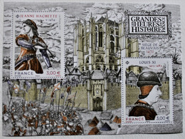 France 2021 - Les Grandes Heures De L'Histoire De France Jeanne Hachette - Louis XI - Neufs.bloc De 2 Timbres. - Ongebruikt