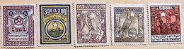ARMENIA 1922 YT 135-136-137-139-142 - Arménie