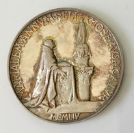 Vaticano- Papa Pio XII - Medaglia D’argento Anno XVI - Gr.33,1 Diametro Mm.44 - 1954 - FDC. - Adel