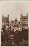 The Cathedral From The East, Exeter, Devon, C.1930s - RP Postcard - Exeter