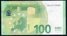 100 EURO ITALIA SE S007  "22" - DRAGHI  UNC - 100 Euro