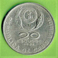 CAP VERT / CABO VERDE / 20 ESCUDOS / 1982 / DOMINGOS RAMOS / 1935 - 1966 - Cape Verde