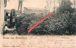 AK Strausberg Hegermühle Mühle Mühlrad Wassermühle Bahnhof ? A Annatal Postbruch Eggersdorf Rehfelde Neuenhagen Berlin - Strausberg