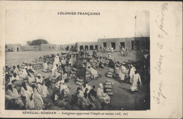 Rare YT N°5 Sénégambie Et Niger CAD Ségou Soudan Français 1906 CPA Colonies Française Sénégal Souda Indigènes Impôt - Cartas & Documentos