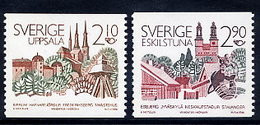 SWEDEN 1986 Scandinavian Town Partnerships MNH / **.  Michel 1395-96 - Ongebruikt