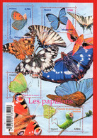 Bloc Feuillet FRANCE  F 4498 LES PAPILLONS OBLITERE - Papillons
