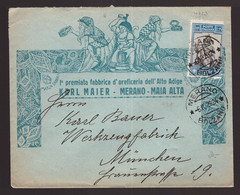 Regno, Busta Del 1928 Per La Germania Con Bella Illustrazione   -DK82 - Poststempel
