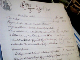 1897 -ROGITO NOTARILE PER COMPRAVENDITA  CARTA BOLLATA S SAN MARTINO BELISETO CR IJ866 - Manuscripts