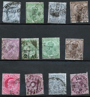 GREAT BRITAIN UK Angleterre  Lot 12 Timbres INDES ANGLAISES - INDIA POSTAGE Oblitérés Cf Scan Pour Détail Et état - Andere & Zonder Classificatie