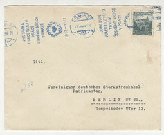 Vystavka Dvacetilete Prace Ceskeho Srdce V Praze Slogan Postmark On Letter Cover Posted 1936 B211110 - Covers & Documents