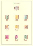 EX-PR-21-11-03 FINLAND 9 USED STAMPS WITH THE DIFFERENT LETTERS CANCELLATIONS - Other & Unclassified