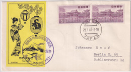 MiNr. 699 Auf Lufthansa Erstflug (first Flight) 25. Januar 1961 Von TOKYO Nach FRANKFURT - Airmail