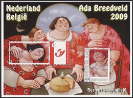 DUOSTAMP** / MYSTAMP** - Carte / Kaart / Karte / Card -  Ada Breedveld - 2009 - Nederland / België Bezienswaardigheid - Briefe U. Dokumente