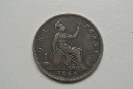 Grande Bretagne, Rare 1 Penny 1864 (839) - D. 1 Penny