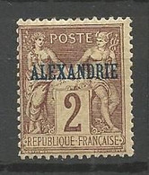 ALEXANDRIE  N° 2 NEUF* TRACE DE  CHARNIERE / MH - Unused Stamps