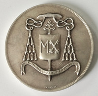 Vaticano - Sinodo Diocesano Aversa 2009 - Medaglia In Metallo Bianco Diametro Mm.50 Con Custodia Blu. - Royaux / De Noblesse