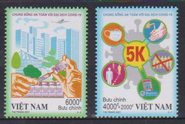 VIETNAM, 2021, MNH, COVID, 2v - Other