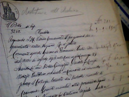 1905 -ROGITO NOTARILE PER COMPRAVENDITA  CARTA BOLLATA SCANDOLARA RIPA  D'OLIO CR IJ870 - Manuscripts