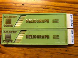 2 Boîtes De 6 MINES DESSIN Neuves  " H.B. 7510 " HELIOGRAPH - GILBERT - CONTE Dans Boîte D'origine -années 50/60 (lot 1) - Sonstige & Ohne Zuordnung
