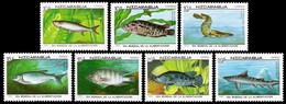 Nicaragua, 1987, World Food Day, Fish, Animals, FAO, United Nations, MNH, Michel 2829-2835 - Nicaragua