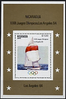 Nicaragua, 1983, Olympic Summer Games Los Angeles 1984, Sailing, MNH, Michel Block 147 - Nicaragua