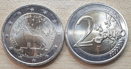 Estonia 2 Euro 2021 UNC < The Wolf > - Estonia