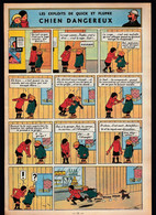 TINTIN - Hergé : Les Aventures De Quick Et Flupke Couleur Datant De 1952 Et Paru Dans Le Journal TINTIN. - Quick Et Flupke