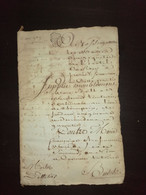 Généralité De PARIS - 9 Cachets De 3 Sols 6 Deniers - Acte De 1789 - 32 Pages - Seals Of Generality