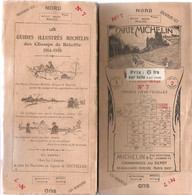 Carte Routière Michelin N°7 Verdun Metz Vers 1920 Illustration De Couverture De Philibert Exemplaire Toilé - Cartes Routières