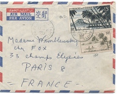 OCEANIE  -N° 197 +PA 32 / LETTRE Par AVION Pour PARIS - Covers & Documents