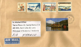 International Letter Writting Week 2021, LETTER Sent To Andorra, With Local Arrival Postmark - Lettres & Documents