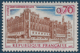 FRANCE 1966 N°1501** 0.70c Avec Variété D'essuyage Spectaculaire Dans La Faciale TTB - Unused Stamps