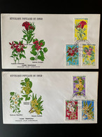 Congo 1971 Mi. 272 - 277 FDC 1er Jour Cover Flore Tropicale Tropical Flora Blüten Flowers Fleurs Blumen - Altri & Non Classificati