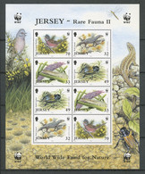 JERSEY 2004 N° 1170/1173 ** Feuille Neufs MNH Superbes C 20+ € Faune Oiseaux Fauvette Birds Insectes Reptile Lézard - Jersey