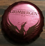 Belgique Capsule Bière Beer Crown Cap Grimbergen Rouge Grenat - Birra