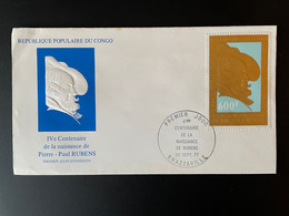 Congo 1977 Mi. 590 FDC 1er Jour Cover IVe Centenaire De La Naissance De Pierre-Paul Rubens Art Kunst Painting - Rubens