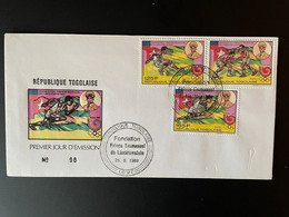 Togo 1989 Mi. 2119 - 2121 FDC 1er Jour Cover Olympic Games Seoul 1988 Jeux Olympiques Prince Emmanuel Liechtenstein - Sommer 1988: Seoul