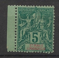 Ste Marie - 1894 - N°Yv. 4 - Type Groupe 5c - Bord De Feuille - Neuf Luxe ** / MNH / Postfrisch - Unused Stamps