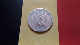 BELGIQUE LEOPOLD II TRES BELLE 2 FRANCS 1866 AVEC CROIX ARGENT - 2 Frank